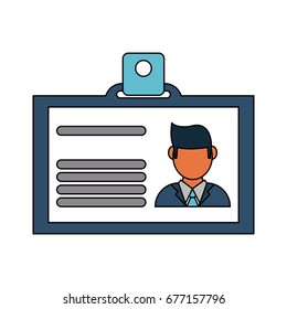 work id card icon image 