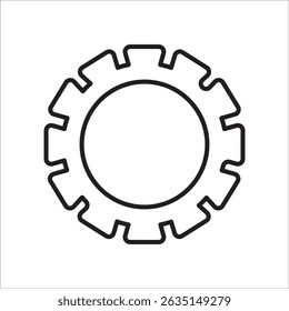 Work industri stock icon outline vector