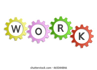 work info word written in nuts