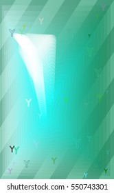 work at intelligent band, multiple faction among Alphabet Y vector background