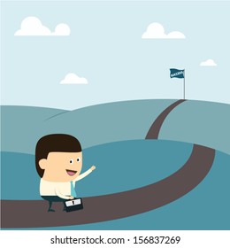 Work as intention and go to the success