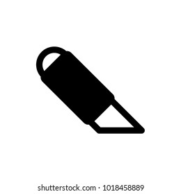 work knife vector icon