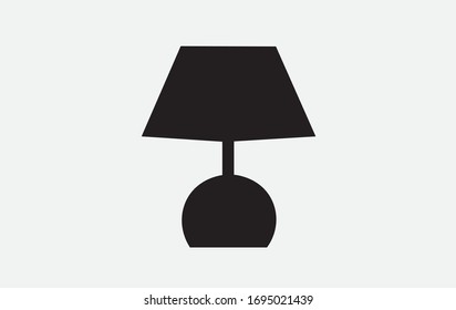 Work lamp on white background. Vector illustration.