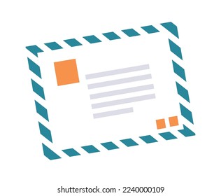 Work letter flat icon Workplace Office supplies