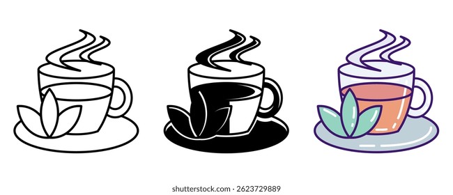 Icono de equilibrio de vida laboral representado por mujeres, bolsa de trabajo y amor en escala de equilibrio Línea, relleno, estilo de color.