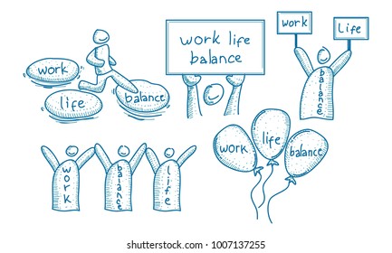 Work Life Balance Template Set