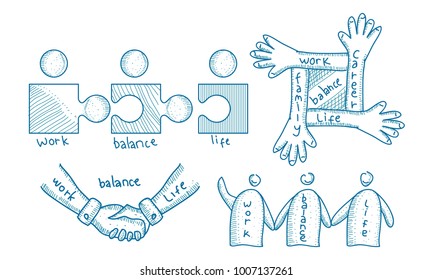 Work Life Balance Template Set