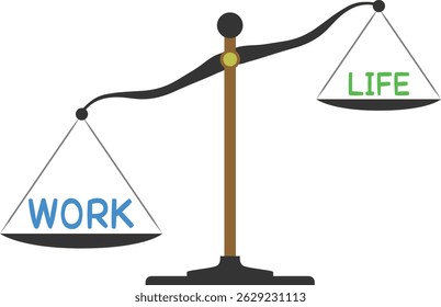 Work and life hanging in the balance.
