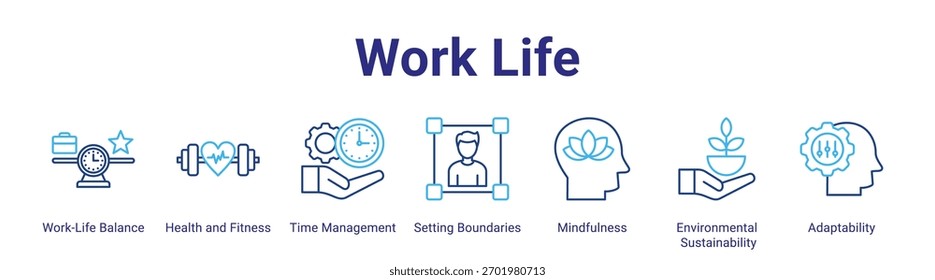 Elemento de icono de Anuncio de Web de vida laboral para el diseño en una colección
