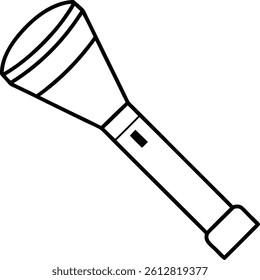 work light flashlight line art