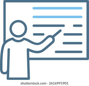 Work Line Two Colour Icon