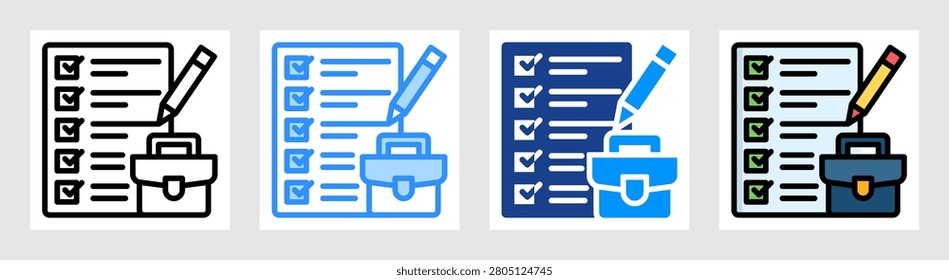 Work Log Collection Set Multiple Style