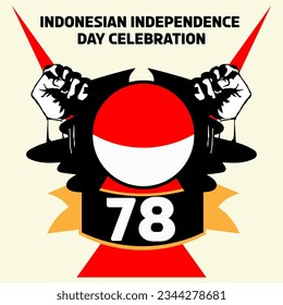 the work I made to celebrate Indonesia's independence day