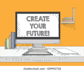 Work on the desktop screen
