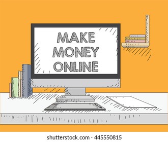 Work on the desktop screen
