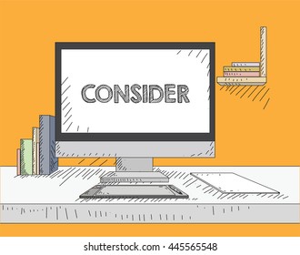 Work on the desktop screen