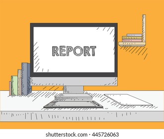 Work on the desktop screen