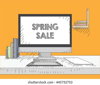 Work on the desktop screen
