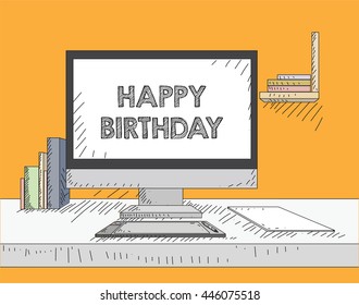 Work on the desktop screen