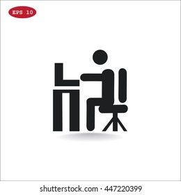  Work on the Internet Vector.