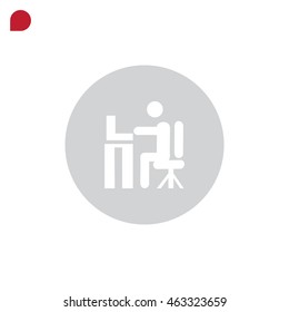 Work on the Internet Vector.