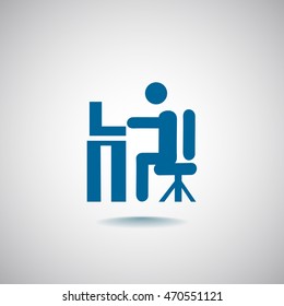  Work on the Internet Vector.