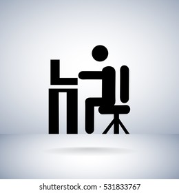 Work on the Internet Vector.