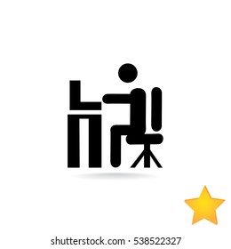  Work on the Internet Vector.