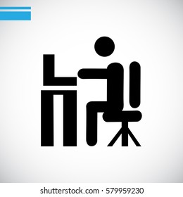  Work on the Internet Vector.