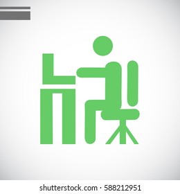  Work on the Internet Vector.