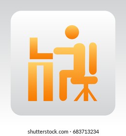  Work on the Internet Vector.