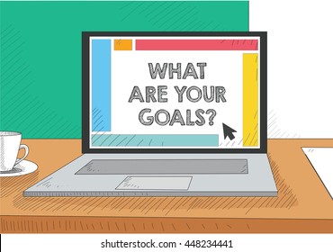 Work on the laptop screen