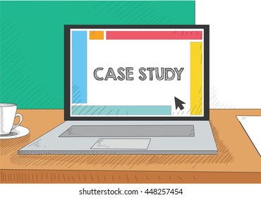 Work on the laptop screen