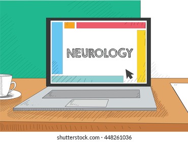 Work on the laptop screen