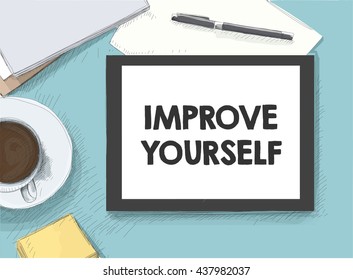 work on the tablet