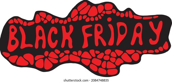 Work on the topic - "Black Friday". Made in the style - doodles. Can be used on postcards on the Internet and for advertising.