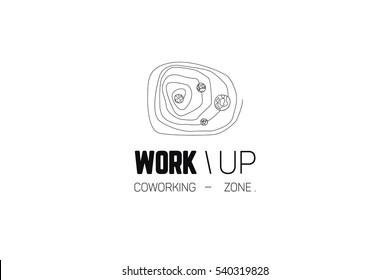 Work Out  Coworking Space Logo