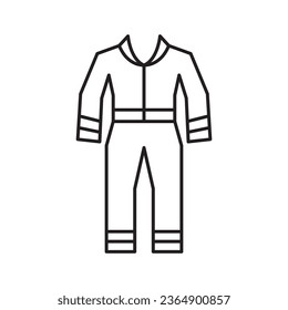 El trabajo reemplaza el icono de línea. Icono de vector de contorno de seguridad encubierto. ilustración de signo de estilo lineal..eps