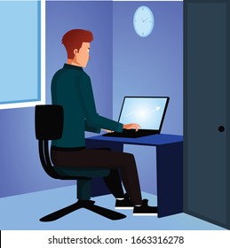 Work Overtime without knowing time is already late night