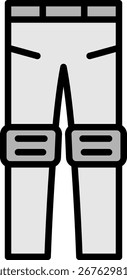 Pantalones de trabajo con icono de rodilleras
