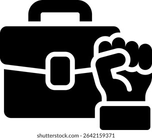 Work Passion Icon Glyph Vector Illustration