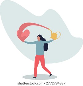 Work passion, motivation to success and win business competition, mindset or attitude to work in we love to do concept.person's life situation and his activities.