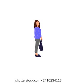 the work of people in purple clothes person