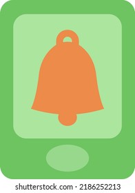 Work phone, illustration, vector on a white background.