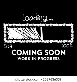 Work In Progress, coming soon, icon and logo