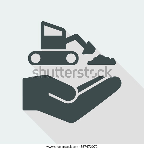 Work Progress Minimal Icon Stock Vector Royalty Free