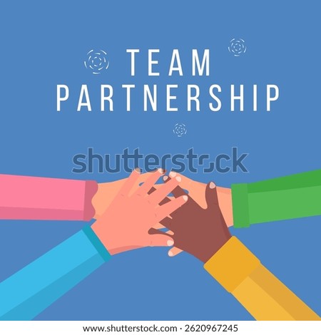 Work project employee career team success together office colleague collaboration unity celebration partner job flat cartoon professional joy win business excited positive graphic illustration