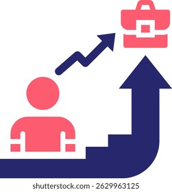 Ícone de promoção do trabalho Preencher ilustração de vetor