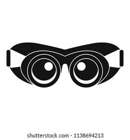 Work protect glasses icon. Simple illustration of work protect glasses vector icon for web design isolated on white background