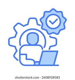 Work Quality Icon Element for Design